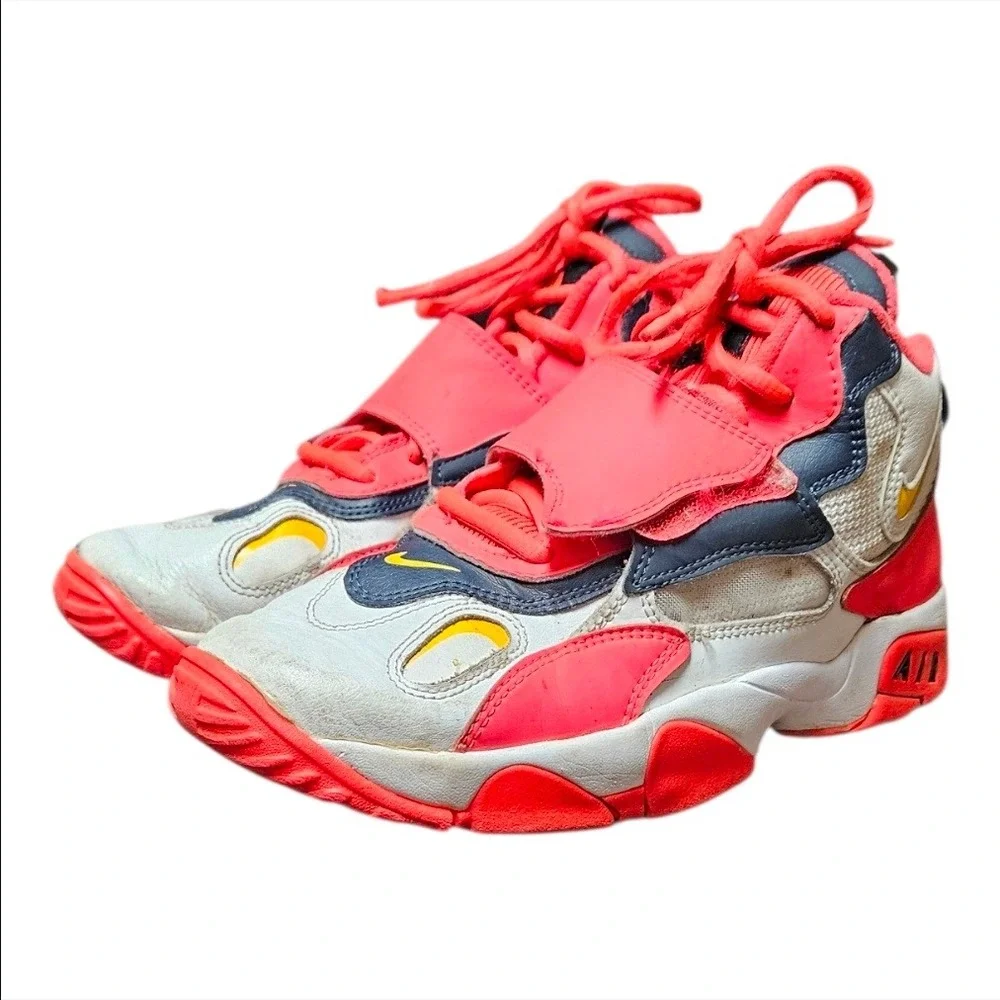 Nike Air Max Speed Turf Kids Youth Size 7Y Coral White Sneakers Shoes BQ9632 102